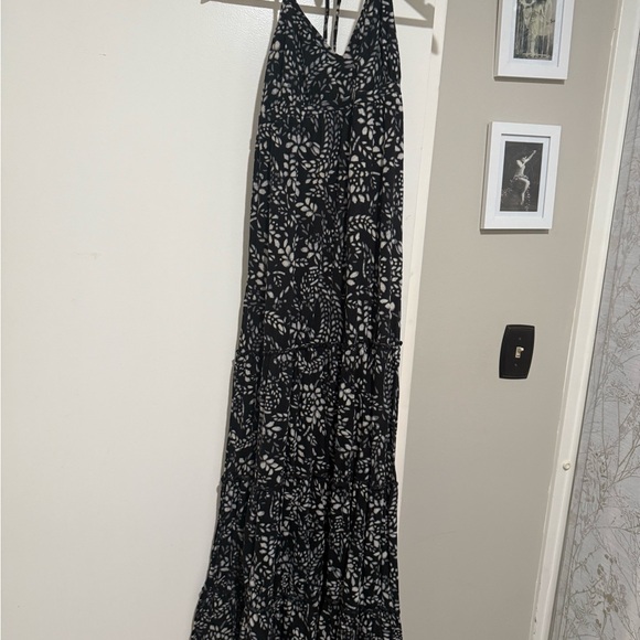 Express Dresses & Skirts - Express Black and White Halter Sundress Maxi